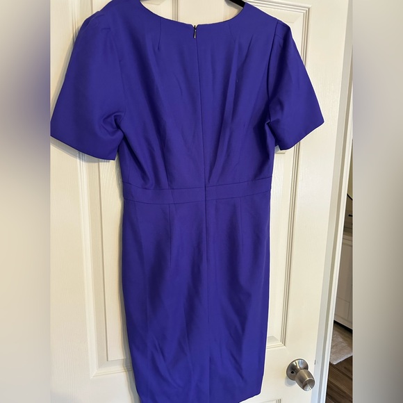 J. Crew Purple Sheath Midi Dress - Picture 2 of 3